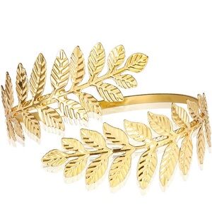 NWOT Gold Leaf Design Women's Upper Arm Bracelet